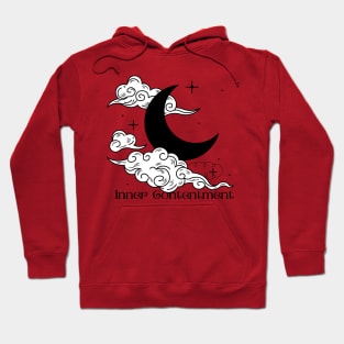 Inner Contentment-Moon Hoodie